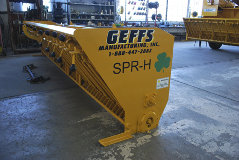 image of used chip spreader extra hopper