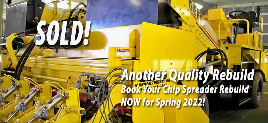 used chip spreader for sale photo